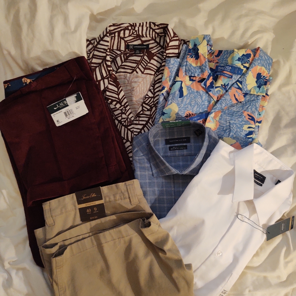 Mens NWT Brand Name Clothing